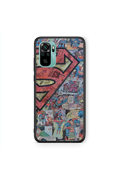 Other Xiaomi Redmi Note 10 4G Superman galaxy Black Glossy Θήκη