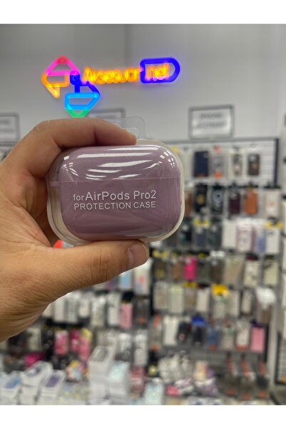 eaksesuarnet AirPods Pro2 Compatible Suede Textured Launch Silicone Case