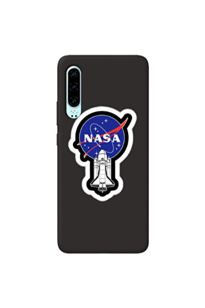 Other Huawei P30 Nasa 2 Black Colored Silicone TPU Θήκη