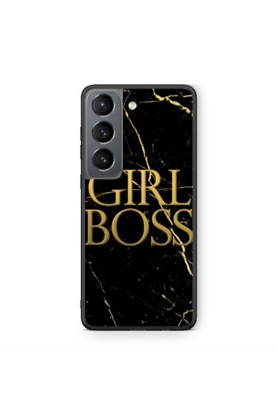 Other Samsung S21 Girl boss marble Black Glossy Θήκη