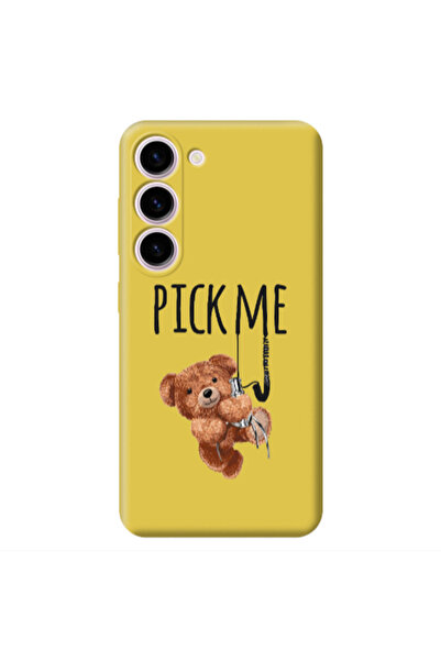 Other Samsung S23 Plus Pick me Yellow Colored Silicone TPU Θήκη