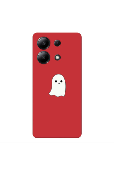 Other Xiaomi Redmi Note 13 4G Ghost Red Colored Silicone TPU Θήκη