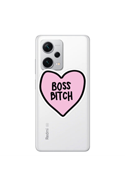Other Xiaomi Redmi Note 12 5G Boss Bitch Transparent Silicone TPU Θήκη