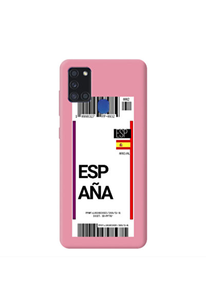 Other Samsung A21S Espana Arrival Pink Colored Silicone TPU Θήκη