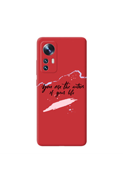 Other Xiaomi Mi 12 Pro You are the authors Red Colored Silicone TPU Θήκη