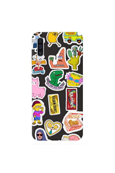 Other Samsung A50 best cartoons Black Colored Silicone TPU Θήκη