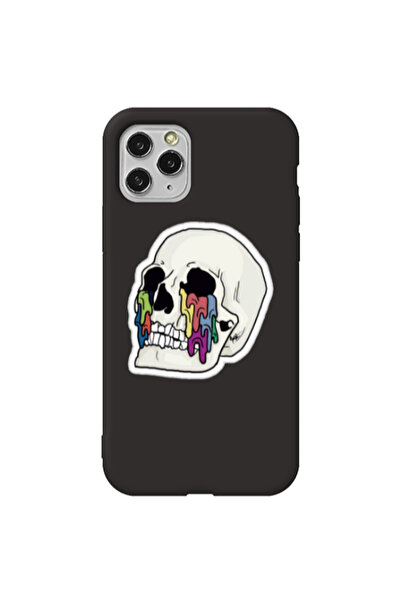 Other Apple iPhone 11 Pro Max Skull Black Colored Silicone TPU Θήκη