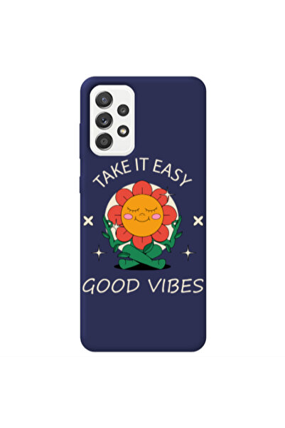 Other Samsung A13 4G Take It Easy Dark blue Colored Silicone TPU Θήκη