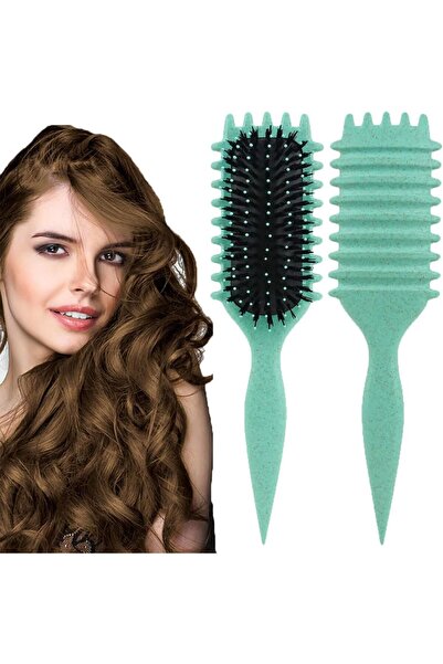 Arabest Stretch Curl Styling Brush, Premium Curling Brush, Wet and Dry Exfoli...