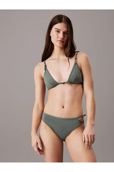 Calvin Klein TRIANGLE-RP Yeşil Kadın Bikini Üstü