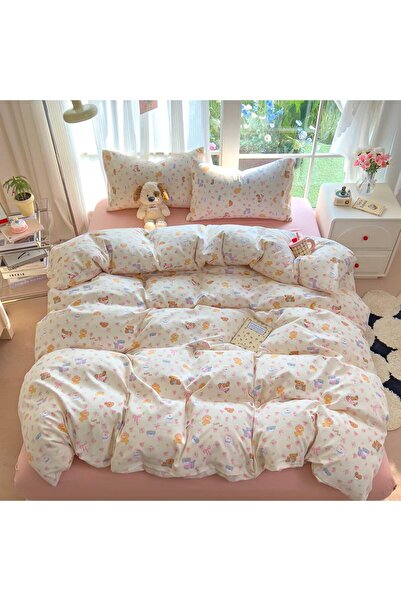 Generic Xrare Microfiber Bedding Sets 4Pcs, Printed Designs Duvet Cover Sets,...