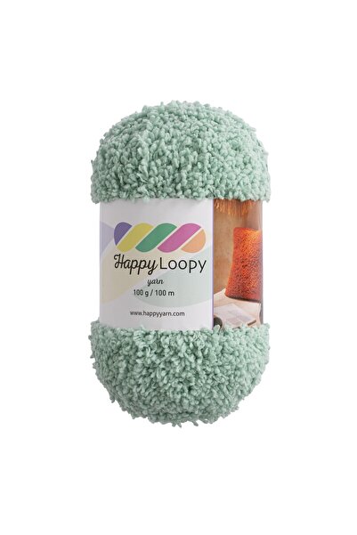 Kürkçü Han Happy Loopy Yarn - 100g / 100m | %100 Polyester Buklet Örgü İpi - ...