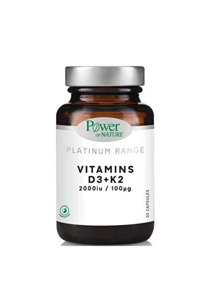Power Health Πλατινένια Σειρά D3+K2 2000iu/100MG 30 Κάψουλες