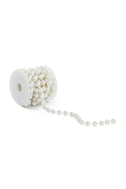 Partydeco Șirag de perle albe 12mm SZP1-070