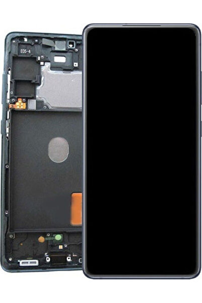 Samsung Οθόνη με μηχανισμό αφής και πλαίσιο για Galaxy S20 FE (Μπλε) Κωδικός:...