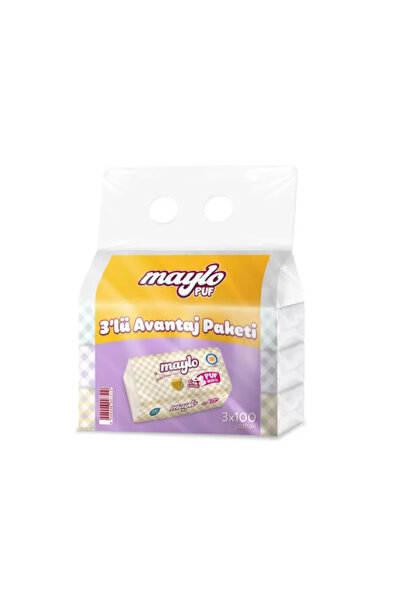 Maylo Puf Mendil 100'lü 6 Paket