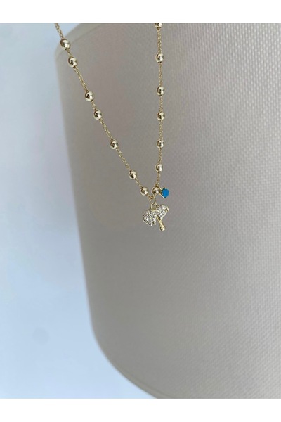Bade Jewelry Fd Gold Pendant Stone Palm Model&Ma Stone Detailed Anti-Tarnish ...