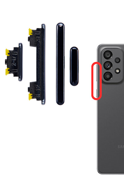 Piaks Samsung Galaxy A53 5G Açma Kapama Ve Yan Ses Tuşu Plastik Düğme SM-A536...