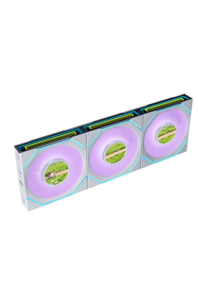 Lian Li UNI FAN Reverse SL INF LCD FLEX 3x120mm Beyaz Kasa Fanı (G9F.12RSLIND...
