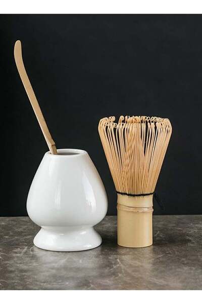 Arabest Traditional Matcha Tool,Bamboo Matcha Set with Tea Whisk,Hooked Scoop...