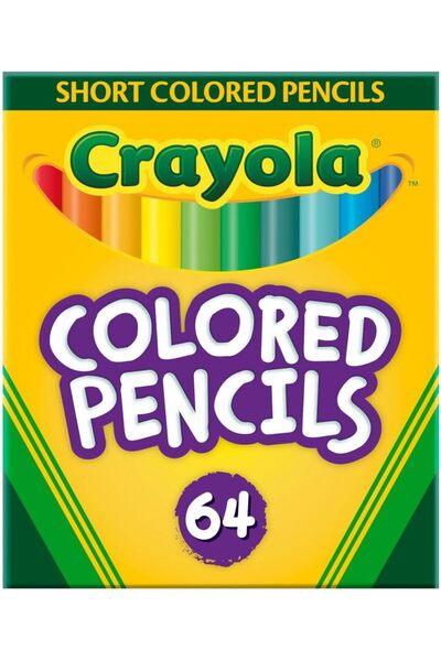 Crayola أقلام تلوين صغيرة، 64 قطعة
