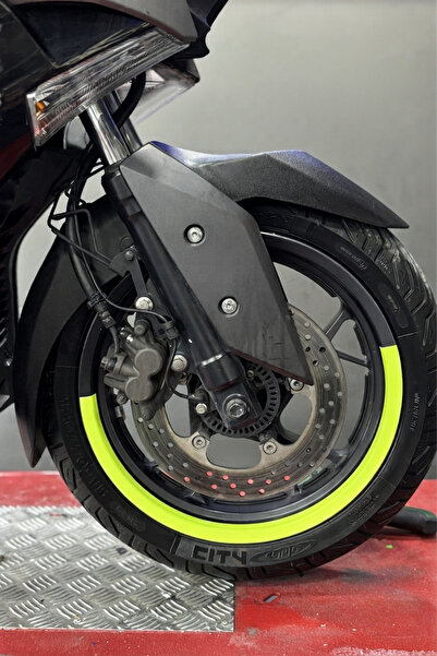 Banxtre Half Rim Stripe Sticker Set (4 Pieces) Compatible with 15 Inch Wheels...