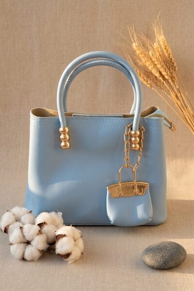 I Love Shoes Γυναικεία τσάντα ώμου Yurea Blue Matte Leather