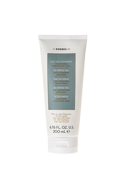 korres Olympus Tea 3 σε 1 Γαλάκτωμα Καθαρισμού Προσώπου 200ml