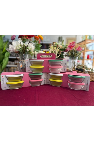 Paşabahçe Glass You 12-Piece Bowl with Lid 11 cm