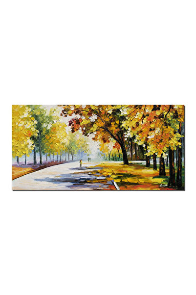 artnova Tablou living pictat manual in cutit, Plimbare relaxanta, aer curat, ...