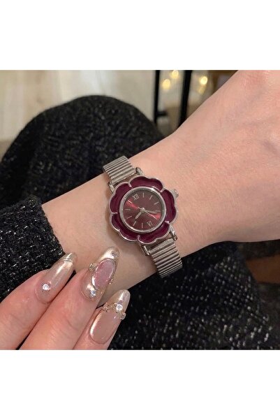 Heda Jewelry Y2K Bloom Saat - Bileğe Göre Ayarlanabilir Çelik Kasa Kadın Saat