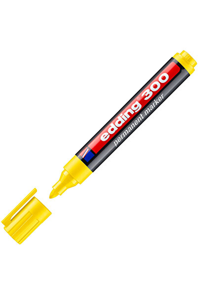 Edding Marker Permanent Round Tip 1.5-3 mm Yellow 300