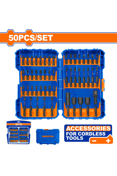WADFOW 50 Pcs impact screwdriver bits set