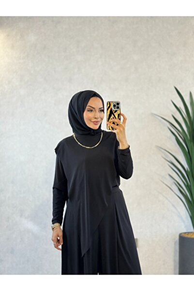 ALANURMODA 22746 طقم إيرماك أسود