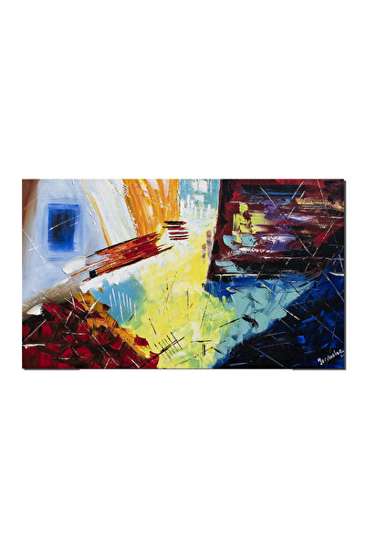 artnova Ръчно рисувана абстрактна картина за офис, всекидневна, спалня, Астра...