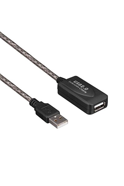 PM-4952 30 Metre Şeffaf Korumalı USB 2.0 Uzatma Kablosu