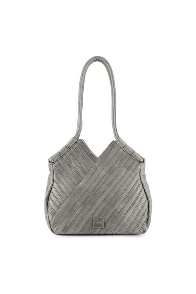 FREDsBRUDER Geantă shopper crossbody din piele naturală 30 cm