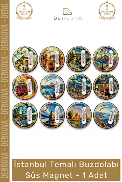 Denguva #Magnet İstanbul Tarihi Silüet Dekoratif Turistik Hediyelik Şehir Tem...