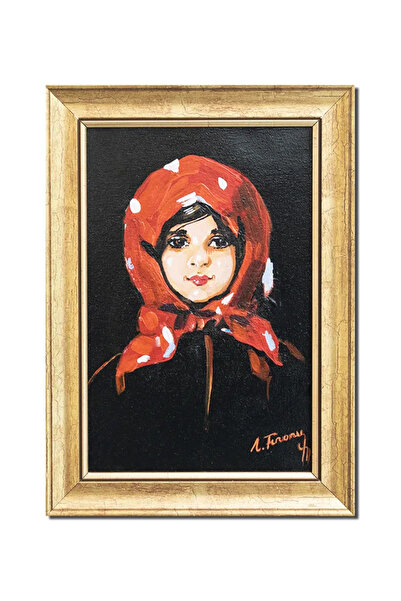 artnova Διάσημος, χειροποίητος, κορνιζαρισμένος πίνακας, Νεαρή Γυναίκα με Κόκ...