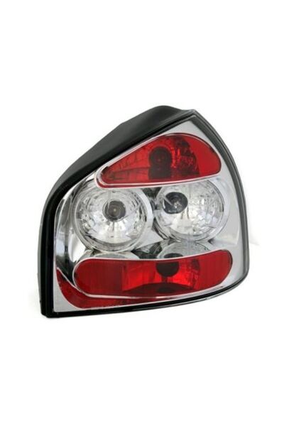 OEM Πίσω φώτα για Audi A3 (1996-2000) - χρωμιωμένα - σετ 2 τεμαχίων.
