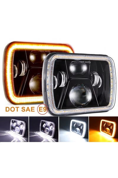 Flexzon Σετ προβολέα LED γενικής χρήσης 60W 20εκ x 14εκ 9V - 32V Χαμηλή και Υ...