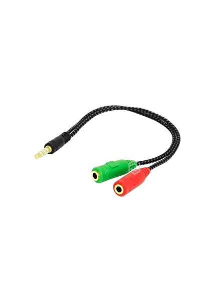 Universal Frisby Fa-6632Ac 2 X 3.5mm Stereo Female to 4Pin 3.5mm Stereo Male ...