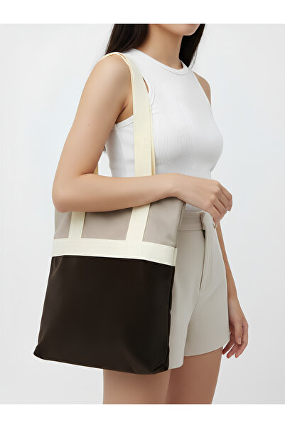 Tasarım Velvet Tote Bag (Brown)