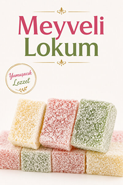 Şener Meyveli Lokum 500 Gr