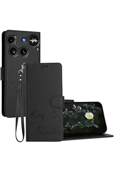 impeRiums Nothing Phone 3, Harf Desenli Premium PU Deri Kapaklı Cüzdan Kılıf ...