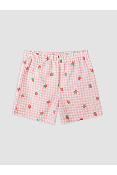 LC Waikiki I Checkered Embroidered Girls' Shorts from Freezen Store