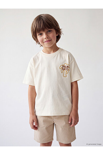LC Waikiki Timeless Clothing & Timeless Choices Zero Roba Collar Printed Boys...