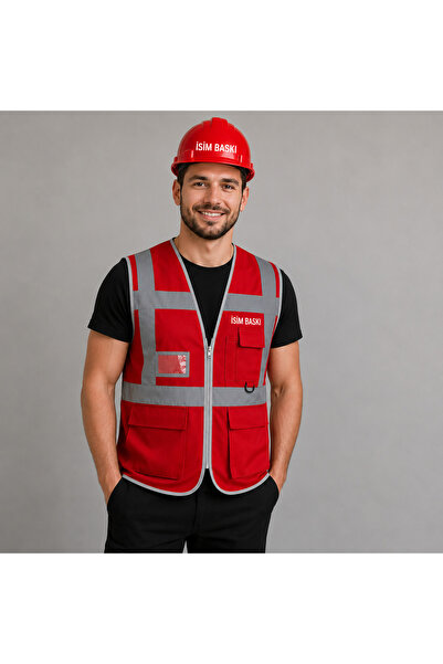 Kişiye Özel Şantiye ve Saha Yeleği Seti