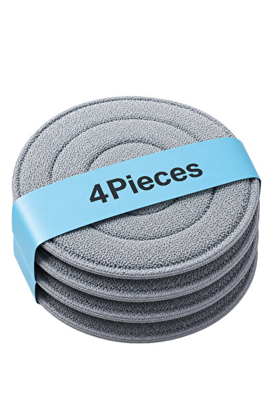 Cady One Circular Mop Replacement Parts Reusable Microfiber Round Mop Cloth f...