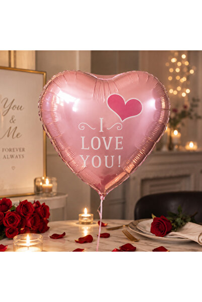 Generic I Love You Heart Shaped Foil Balloon